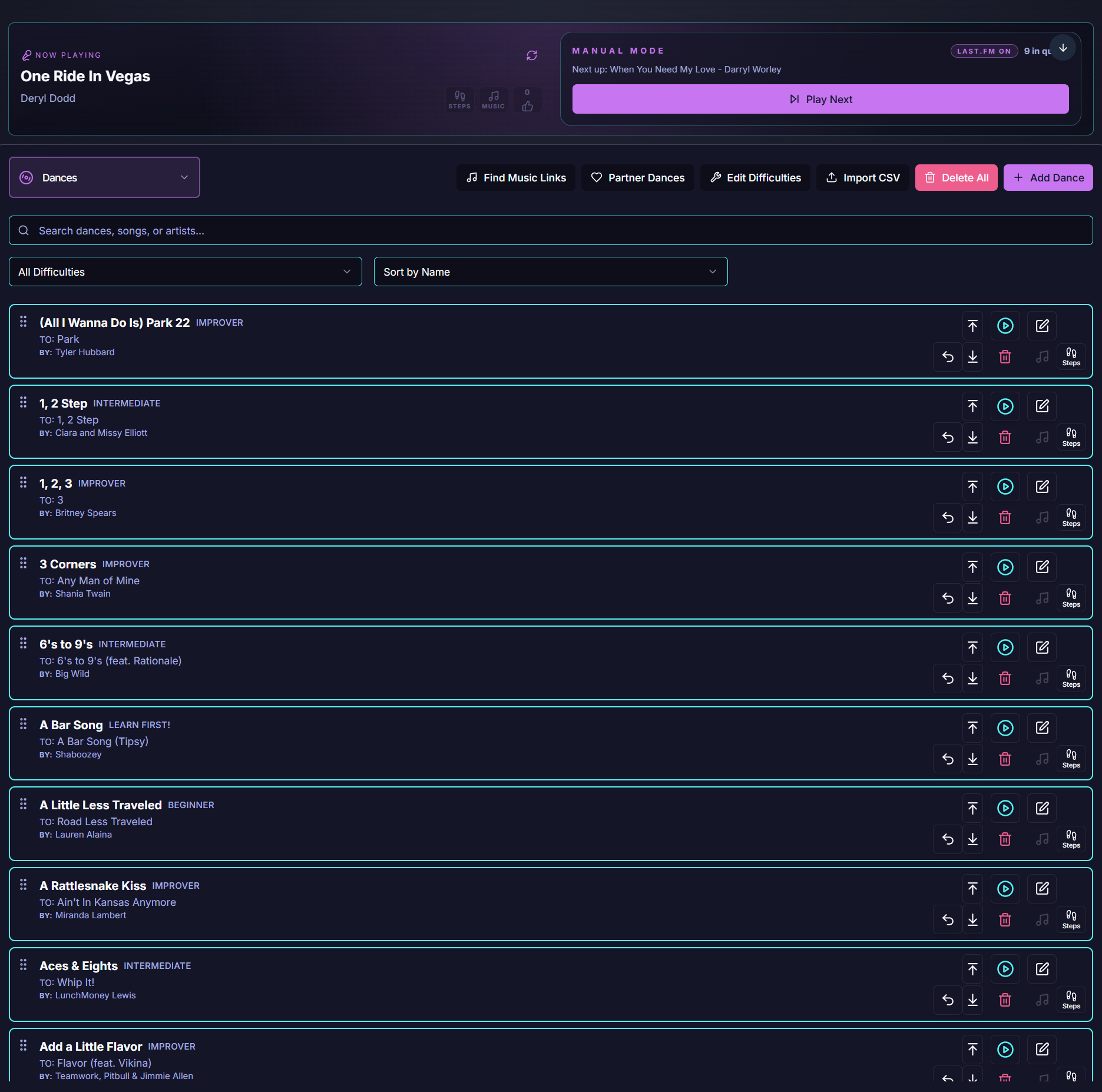 DJ Console Dance Manager