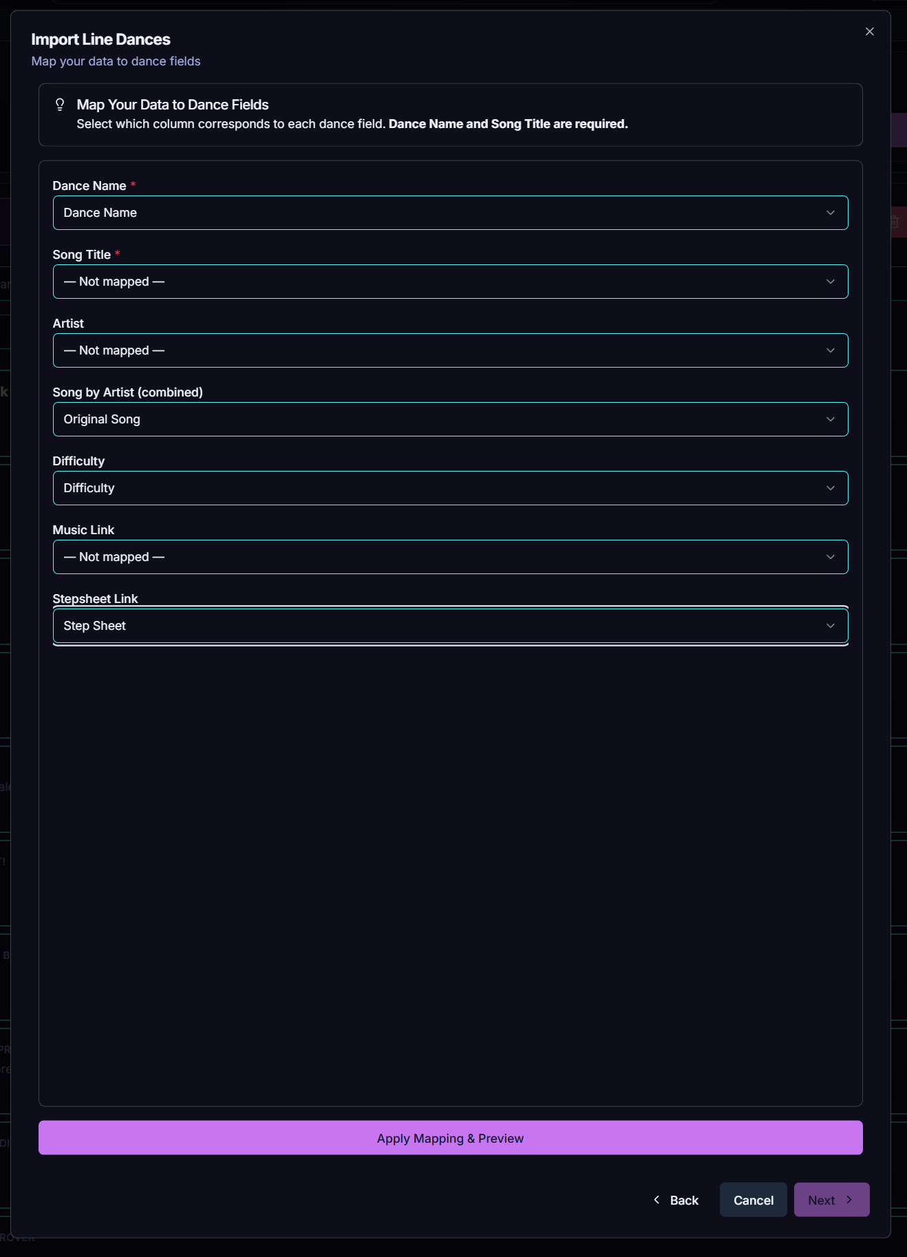 DJ Console Line Dance Import